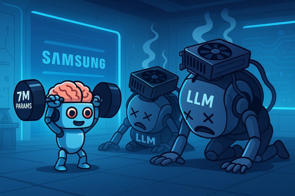 Tiny Samsung model outshines giant LLMs in reasoning tests